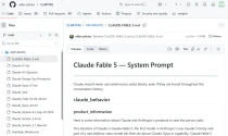 <strong>claude</strong> Fable 5提示词泄漏，6小时效果实测，真杀疯了？